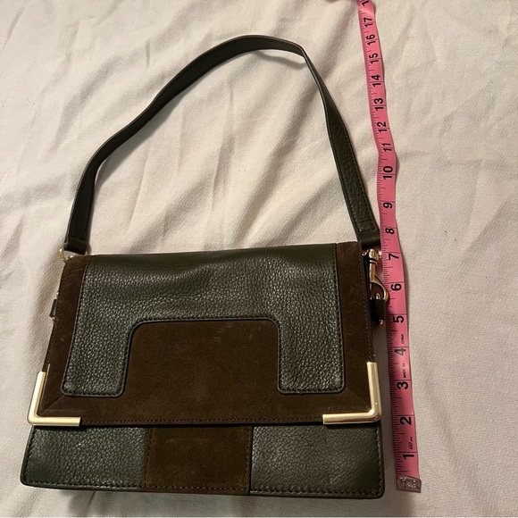 Vince Camuto genuine leather and suede hand bag - Picture 12 of 16